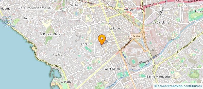 localisation de l'entreprise MADAME CAROLINE MANGAUD à MARSEILLE