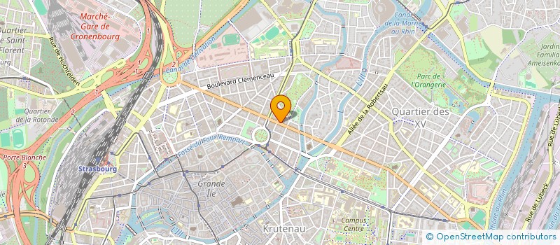 localisation de l'entreprise MADAME CAROLINE MANN à STRASBOURG