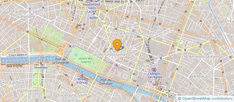 localisation de l'entreprise MADAME CAROLINE MANNUCCI  PARIS