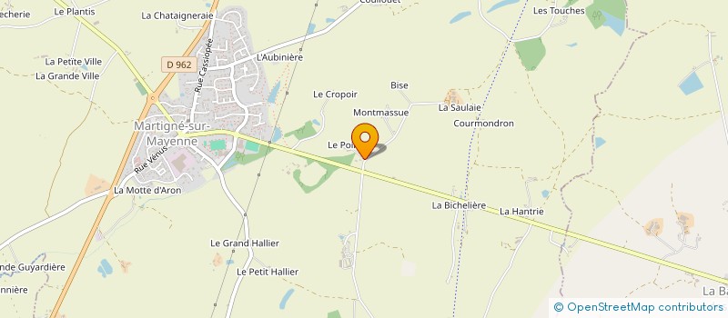 localisation de l'entreprise MADAME CAROLINE MARC MARTIN  MARTIGNE-SUR-MAYENNE