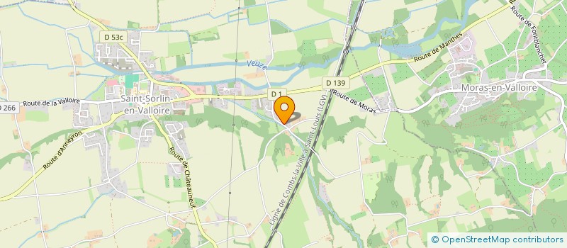 localisation de l'entreprise MADAME CAROLINE MARCASSUS  SAINT-SORLIN-EN-VALLOIRE