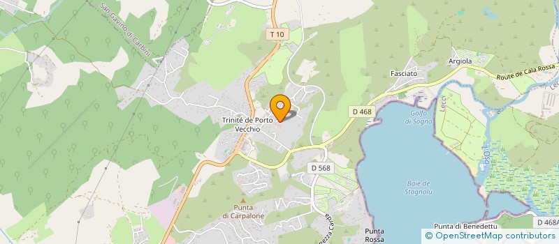 localisation de l'entreprise MADAME CAROLINE MARCHETTI à PORTO-VECCHIO