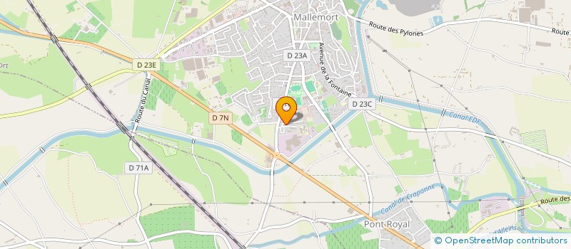 localisation de l'entreprise MADAME CAROLINE MARIE ARDOUIN  MALLEMORT