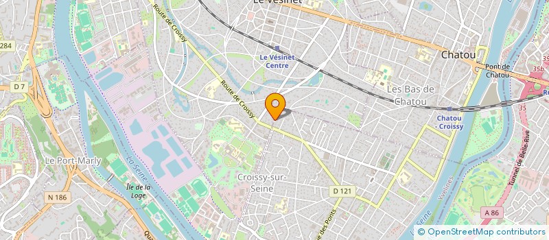 localisation de l'entreprise MADAME CAROLINE MARIE DUBOIS  LE VESINET