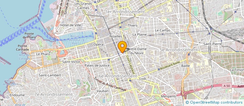 localisation de l'entreprise MADAME CAROLINE MARIE GELIN à MARSEILLE