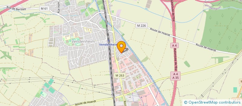 localisation de l'entreprise MADAME CAROLINE MARIE HEMMERLE  VENDENHEIM