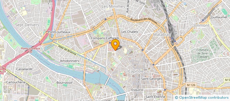 localisation de l'entreprise MADAME CAROLINE MARIET  TOULOUSE