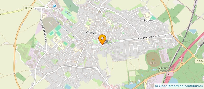 localisation de l'entreprise MADAME CAROLINE MARIN  CARVIN