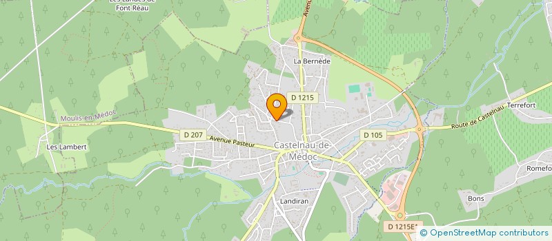 localisation de l'entreprise MADAME CAROLINE MARINA FAURE  CASTELNAU-DE-MEDOC