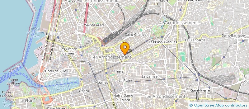 localisation de l'entreprise MADAME CAROLINE MARINI à MARSEILLE