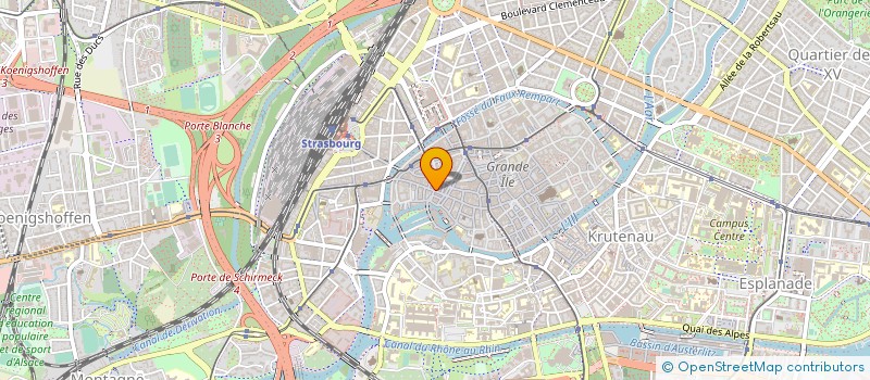 localisation de l'entreprise MADAME CAROLINE MARRIE à STRASBOURG
