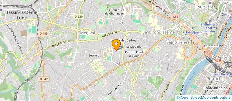 localisation de l'entreprise MADAME CAROLINE MARSOT  LYON