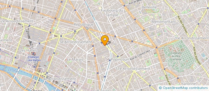 localisation de l'entreprise MADAME CAROLINE MARTIN  PARIS