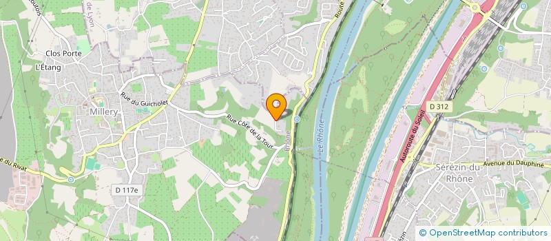 localisation de l'entreprise MADAME CAROLINE MARTIN  MILLERY