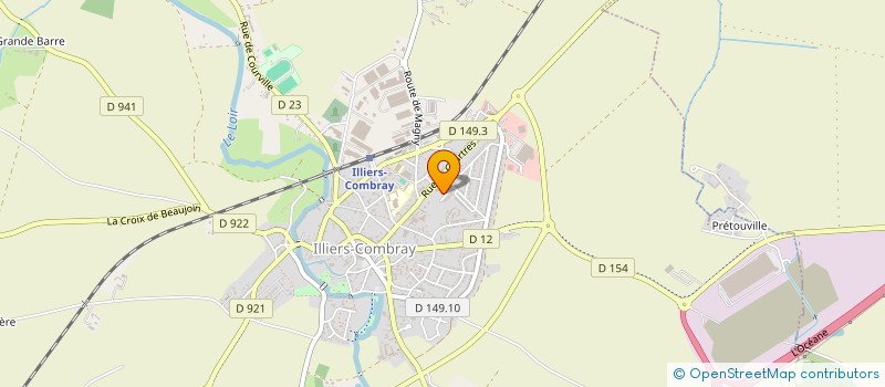 localisation de l'entreprise MADAME CAROLINE MARTIN  ILLIERS-COMBRAY