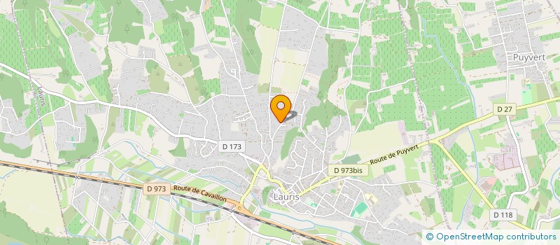 localisation de l'entreprise MADAME CAROLINE MARTINEZ  MERINDOL