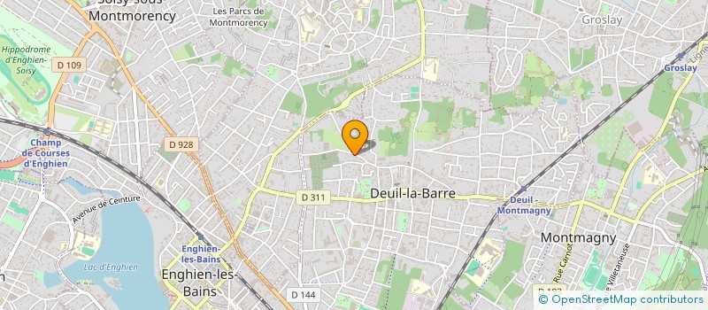 localisation de l'entreprise MADAME CAROLINE MARTINO à DEUIL-LA-BARRE
