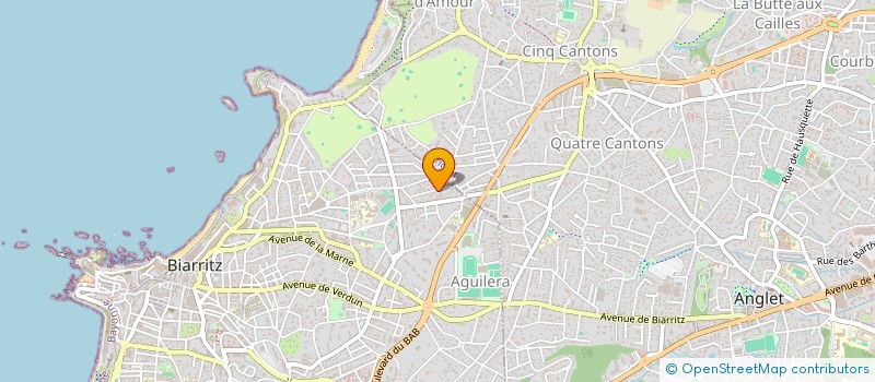 localisation de l'entreprise MADAME CAROLINE MAS à BIARRITZ