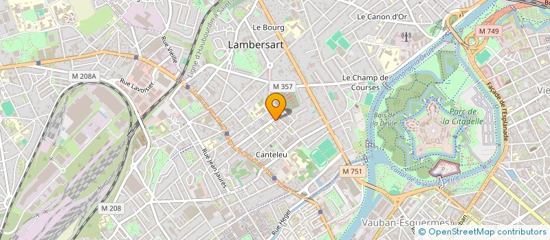 localisation de l'entreprise MADAME CAROLINE MASSE à LAMBERSART