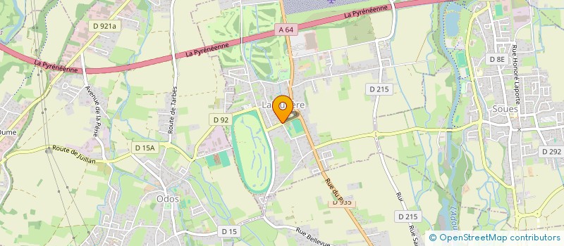 localisation de l'entreprise MADAME CAROLINE MASSEAU  LALOUBERE