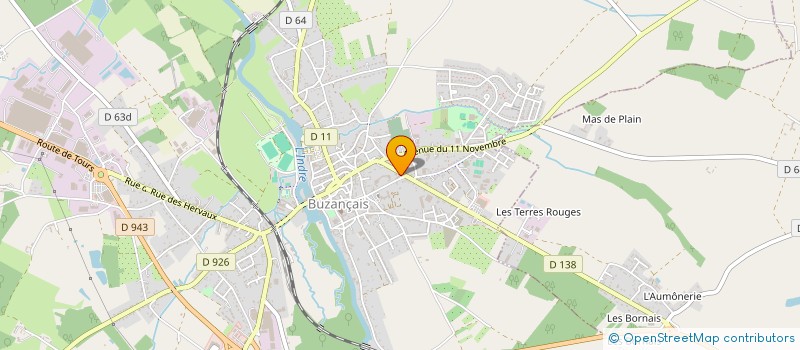 localisation de l'entreprise MADAME CAROLINE MASSON à VENDŒUVRES