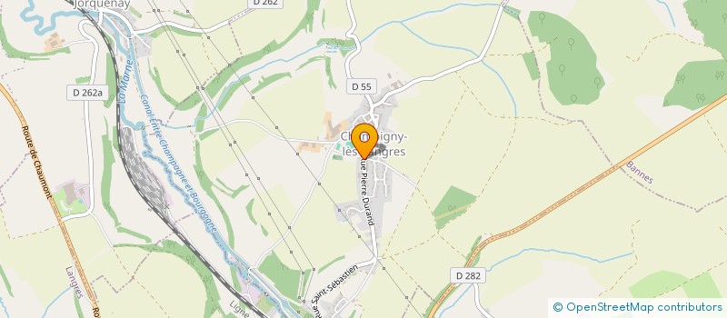 localisation de l'entreprise MADAME CAROLINE MASSY à CHAMPIGNY-LES-LANGRES