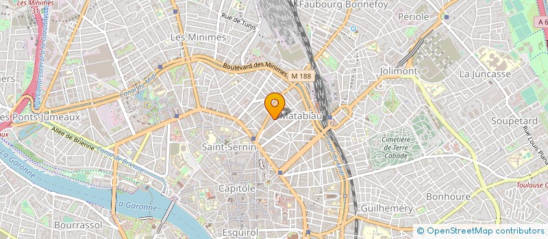 localisation de l'entreprise MADAME CAROLINE MATHIEU à TOULOUSE
