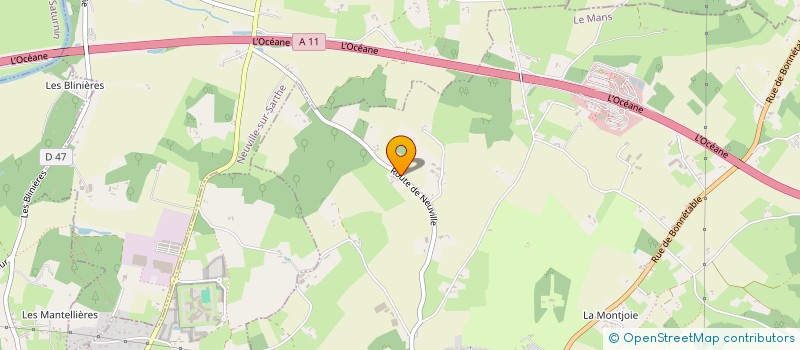 localisation de l'entreprise MADAME CAROLINE MATOS GONCALVES GROU  SARGE-LES-LE-MANS