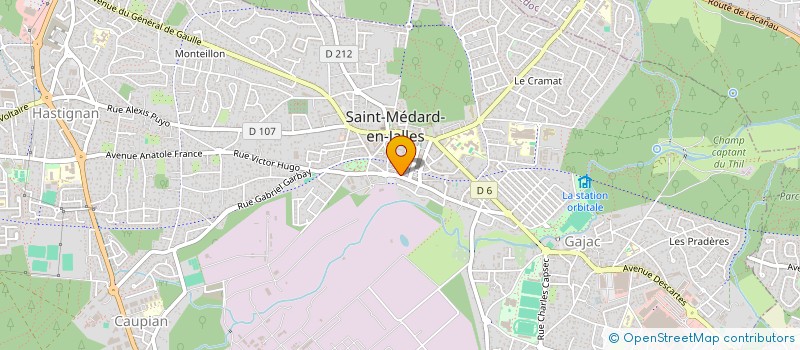 localisation de l'entreprise MADAME CAROLINE MAUCOURT  SAINT-MEDARD-EN-JALLES