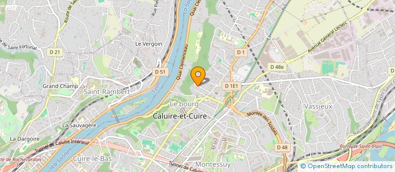 localisation de l'entreprise MADAME CAROLINE MAZZIOTTA à CALUIRE-ET-CUIRE