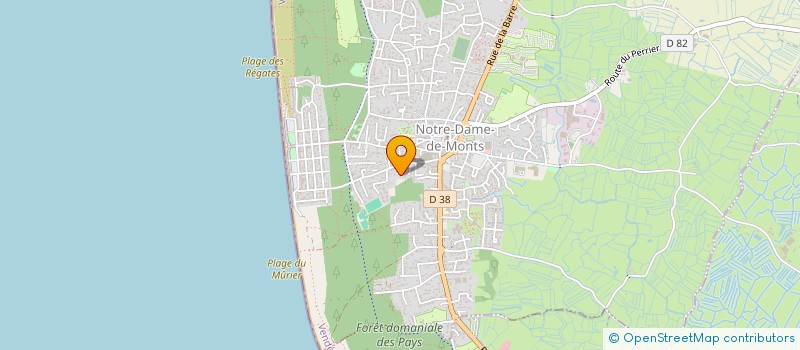 localisation de l'entreprise MADAME CAROLINE MCARTHUR  NOTRE-DAME-DE-MONTS