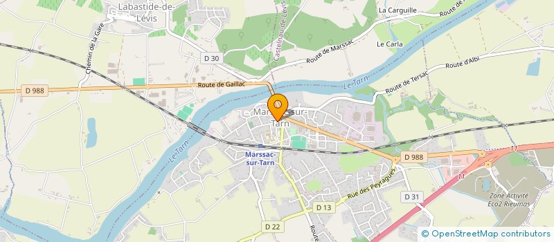 localisation de l'entreprise MADAME CAROLINE MEDALLE à MARSSAC-SUR-TARN
