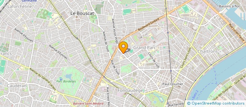 localisation de l'entreprise MADAME CAROLINE MEGY  BORDEAUX