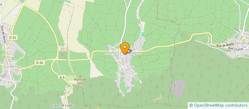 localisation de l'entreprise MADAME CAROLINE MELIN  LUDES