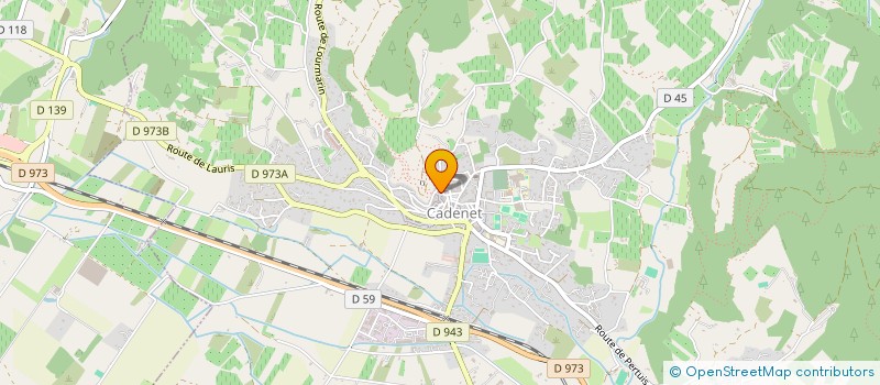 localisation de l'entreprise MADAME CAROLINE MENDEZ  CADENET