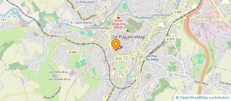 localisation de l'entreprise MADAME CAROLINE MENNA  LE PUY-EN-VELAY