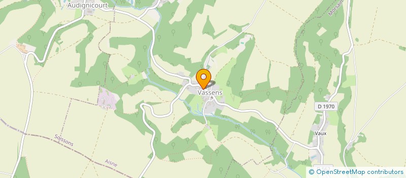 localisation de l'entreprise MADAME CAROLINE MENNESSON  VASSENS