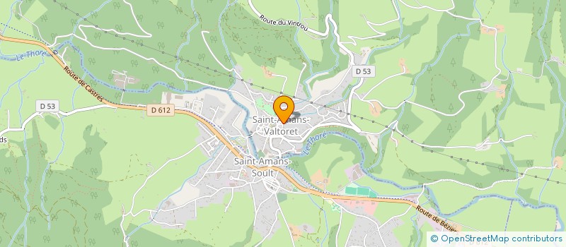 localisation de l'entreprise MADAME CAROLINE MENRATH  SAINT-AMANS-VALTORET