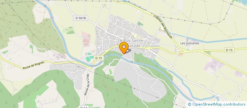 localisation de l'entreprise MADAME CAROLINE MERCIER  SAINT-ESTEVE-JANSON