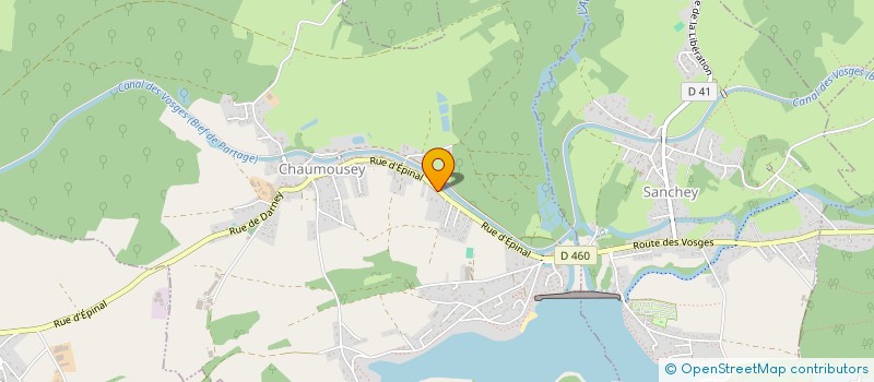 localisation de l'entreprise MADAME CAROLINE MESSIER  CHAUMOUSEY