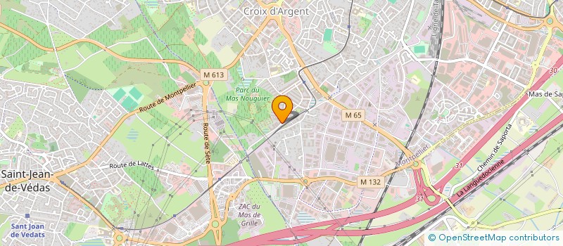 localisation de l'entreprise MADAME CAROLINE METIVIER à MONTPELLIER