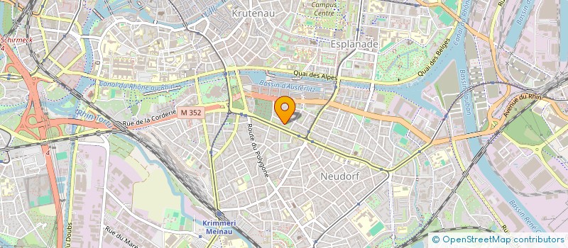 localisation de l'entreprise MADAME CAROLINE METZGER à STRASBOURG