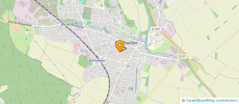 localisation de l'entreprise MADAME CAROLINE METZGER  BISCHWILLER