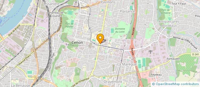 localisation de l'entreprise MADAME CAROLINE METZQUER  FLOIRAC