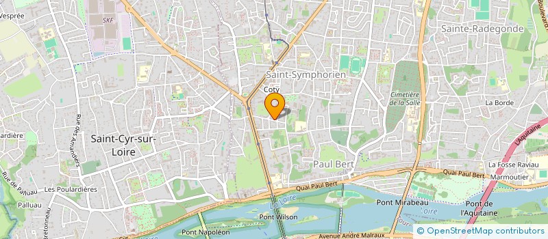 localisation de l'entreprise MADAME CAROLINE MEUCLET  TOURS