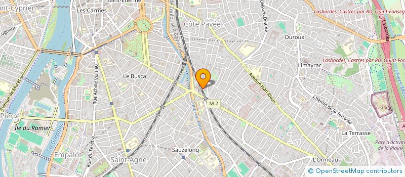 localisation de l'entreprise MADAME CAROLINE MEUNIER  TOULOUSE