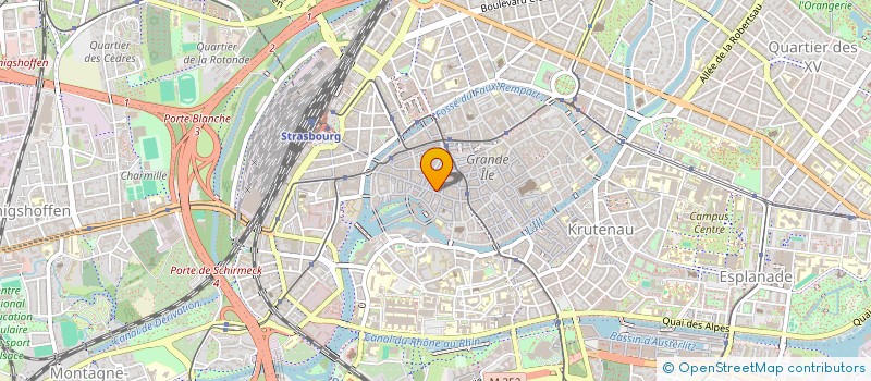 localisation de l'entreprise MADAME CAROLINE MEYER à STRASBOURG