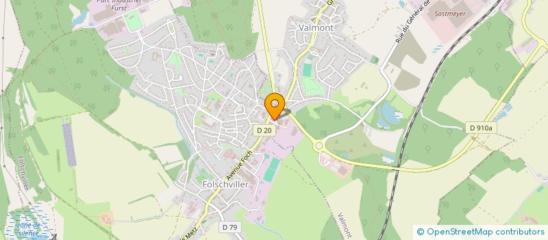 localisation de l'entreprise MADAME CAROLINE MEYER  FOLSCHVILLER