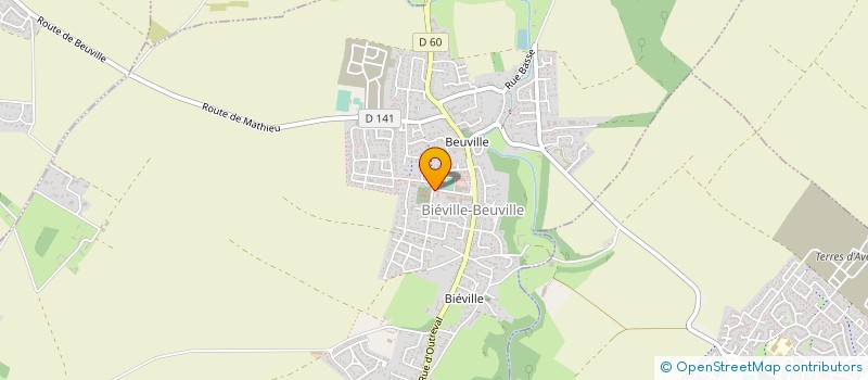 localisation de l'entreprise MADAME CAROLINE MICHALCIK  BIEVILLE-BEUVILLE