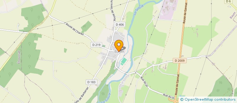 localisation de l'entreprise MADAME CAROLINE MICHALET  BAYET